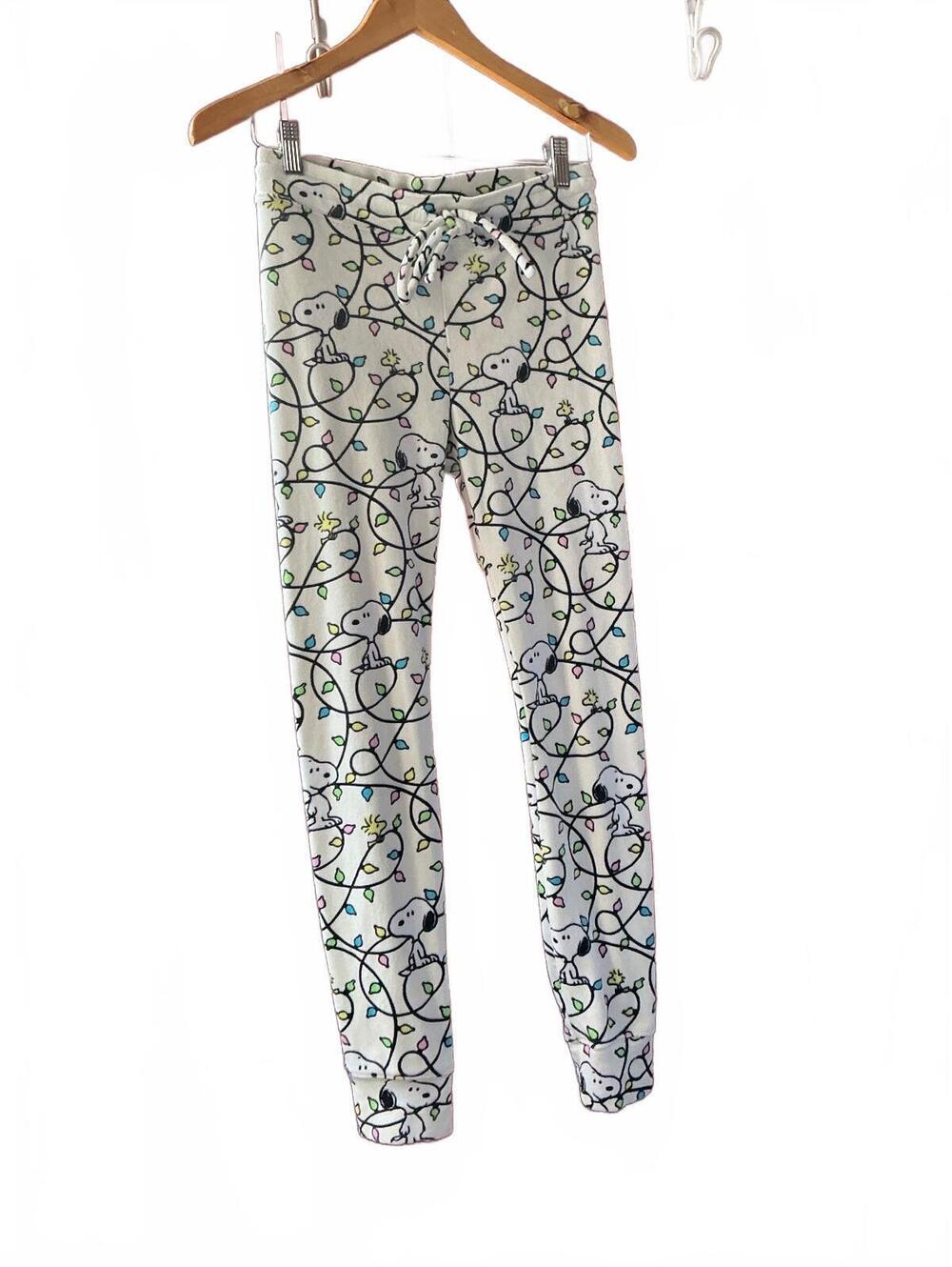 American Eagle Peanuts Snoopy Christmas Lights Soft Holiday Lounge Pants Small
